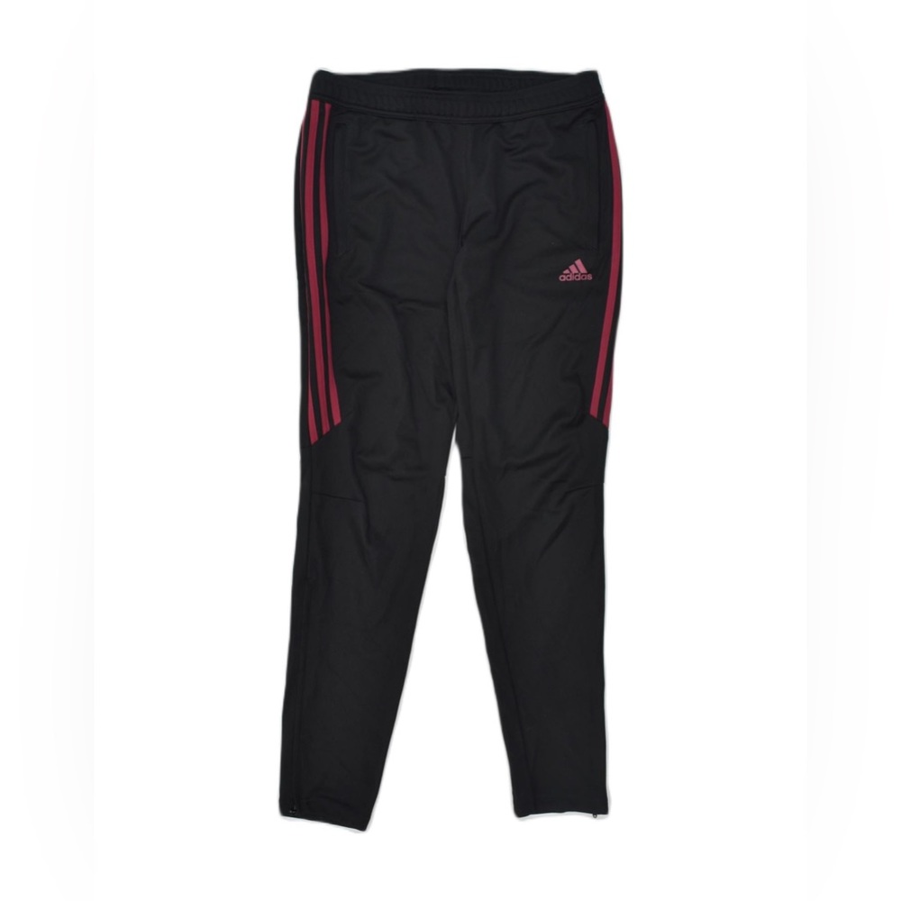 Adidas Climacool Trefoil Three Stripe Soccer Joggers Sweatpants Small Zip